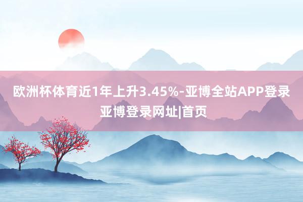 欧洲杯体育近1年上升3.45%-亚博全站APP登录 亚博登录网址|首页
